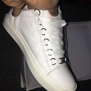 White Balenciaga lowtop